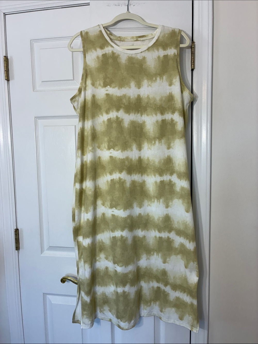 Sonoma Tie-Dye Style Midi Sleeveless Tank Dress, size XL